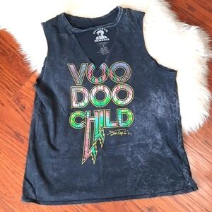 Jimi Hendrix Distressed Vneck Tank Top